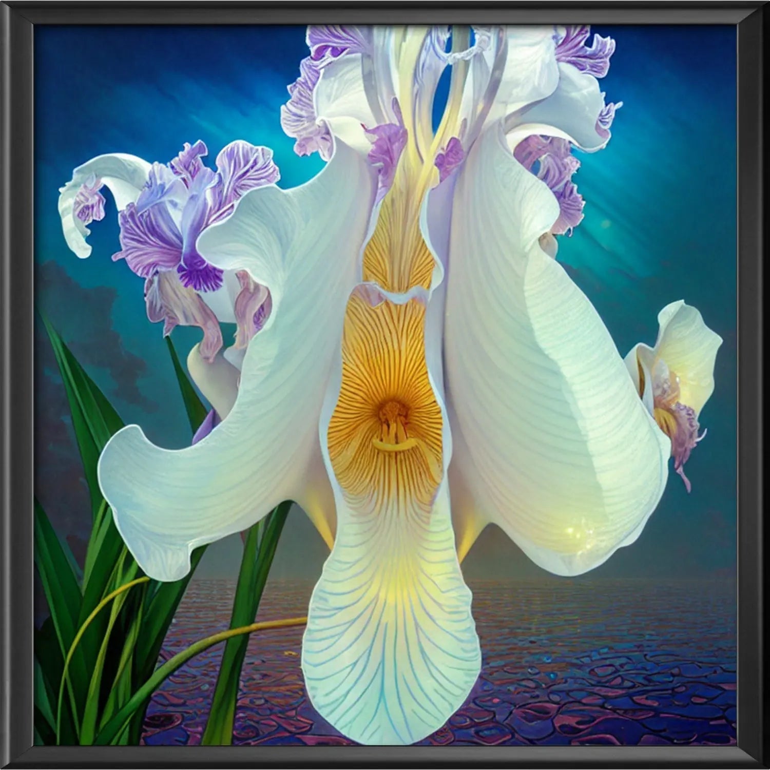 Enchanting White Orchid Blue Sky - YLJ Diamond Painting Kit – YLJ Art Shop