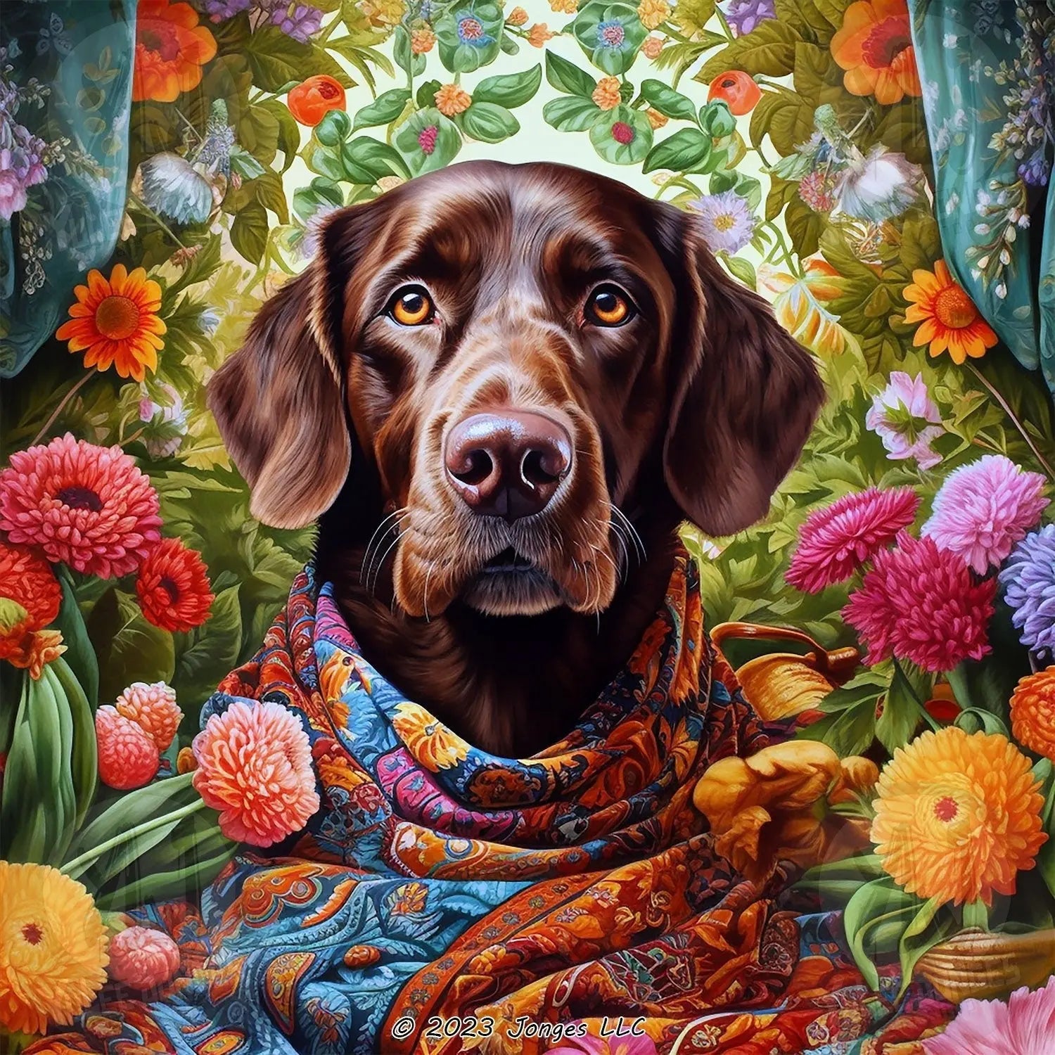 Lovely Dog Cheap Price Oil Canvas Full Drill Diamond Painting for