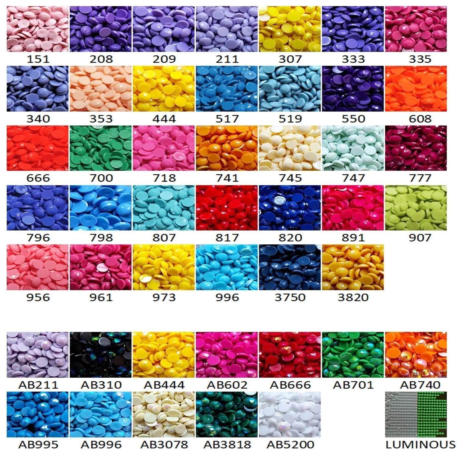 Custom 6000pcs Diamond Painting Beads in 12 Grid Storage Container