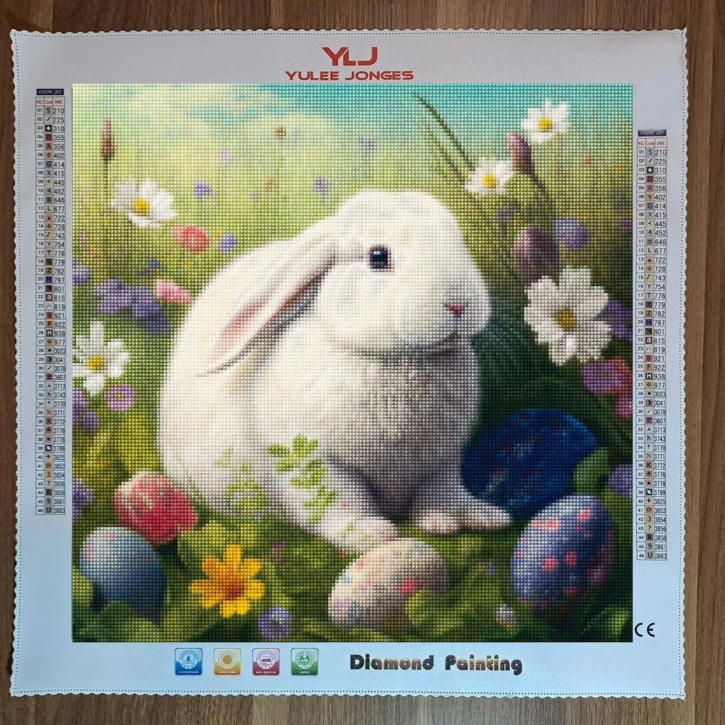 "Easter Bunny" - Full Drill Diamond Painting Kit - YLJ Art Shop - YuLee Jonges