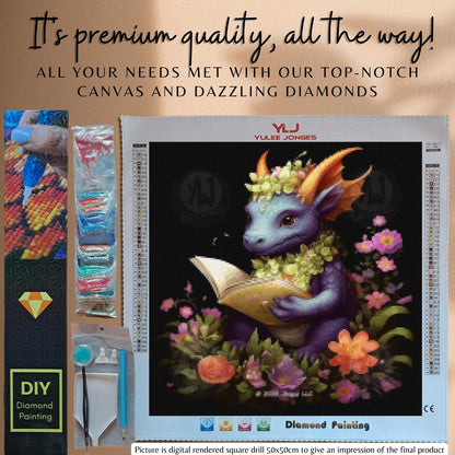 Enchanted Dragon - Dragon Diamond Painting Kit - YLJ Art Shop - YLJ Art Shop