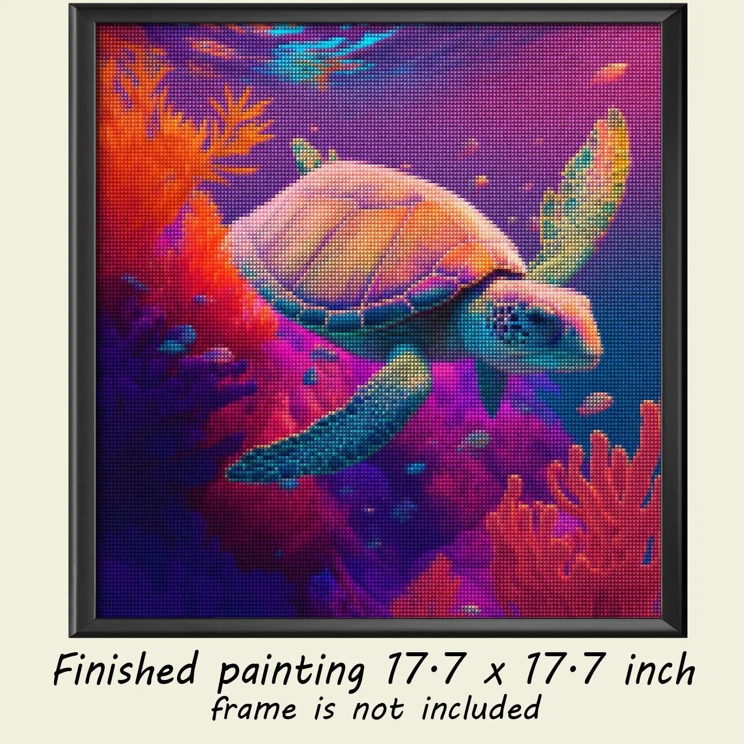 JFYHAB Turtle Diamond Art Painting Kits for Adults - Full Drill Turtle  Diamond Dots Paintings for Beginners, Round 5D Paint with Diamonds Pictures  Gem