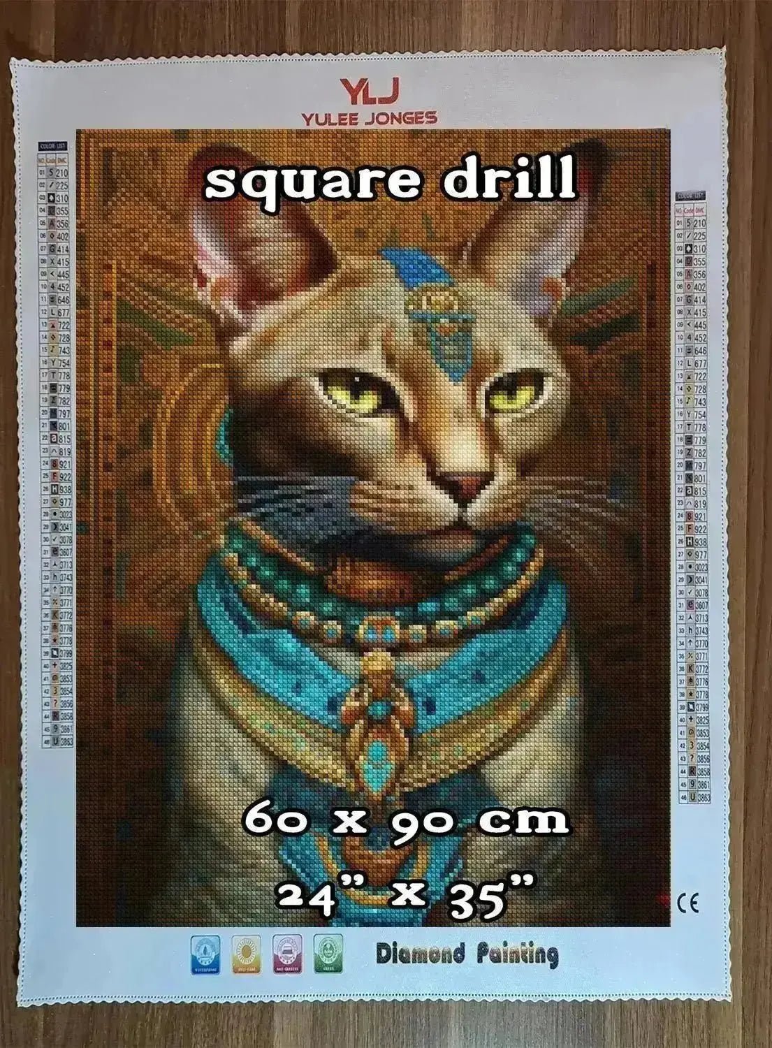 Golden Sphinx - Cat Diamond Painting Kit - YLJ Art Shop - YLJ Art Shop