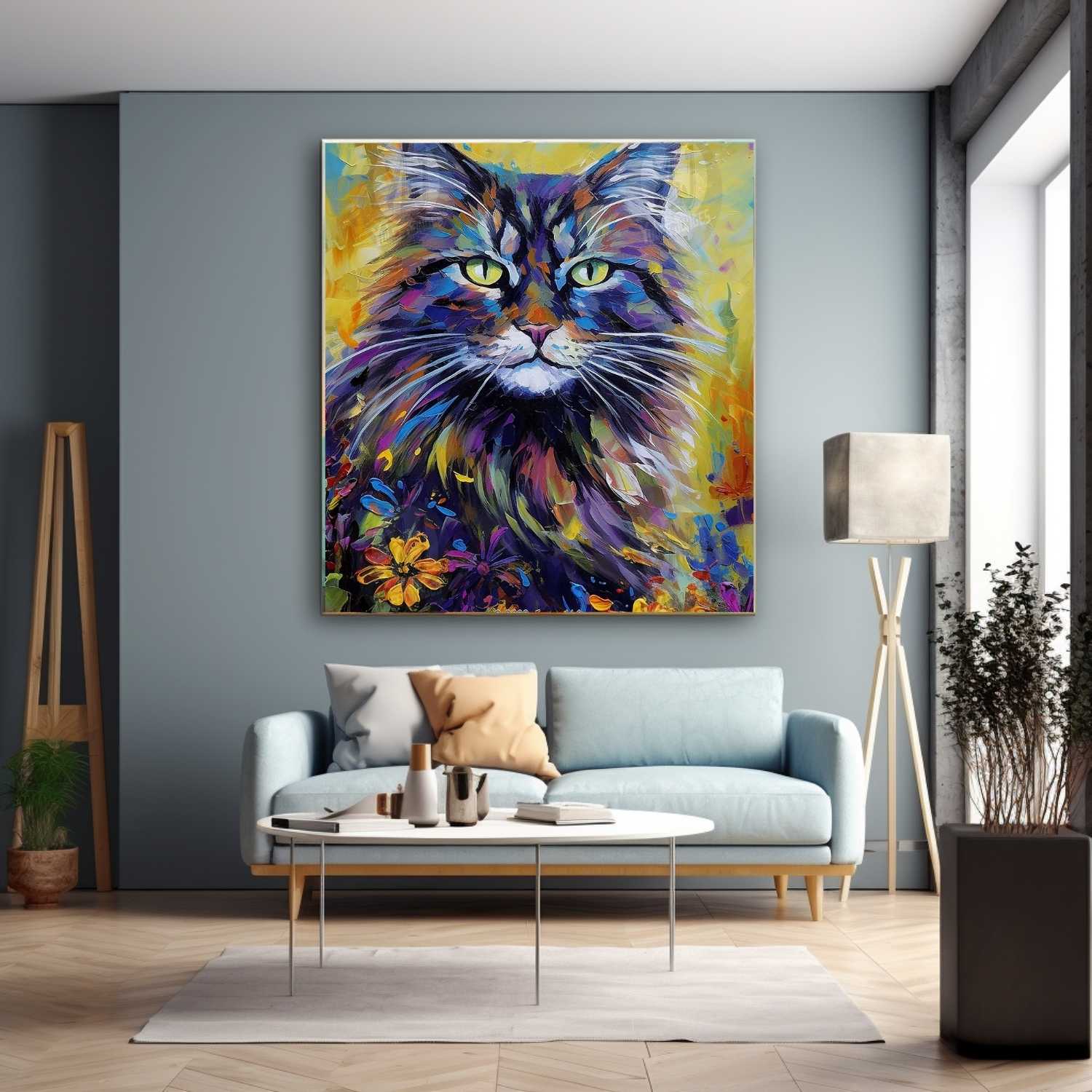 Sunlit Feline Melody - Cat Diamond Painting Kit - YLJ Art Shop - YLJ Art Shop